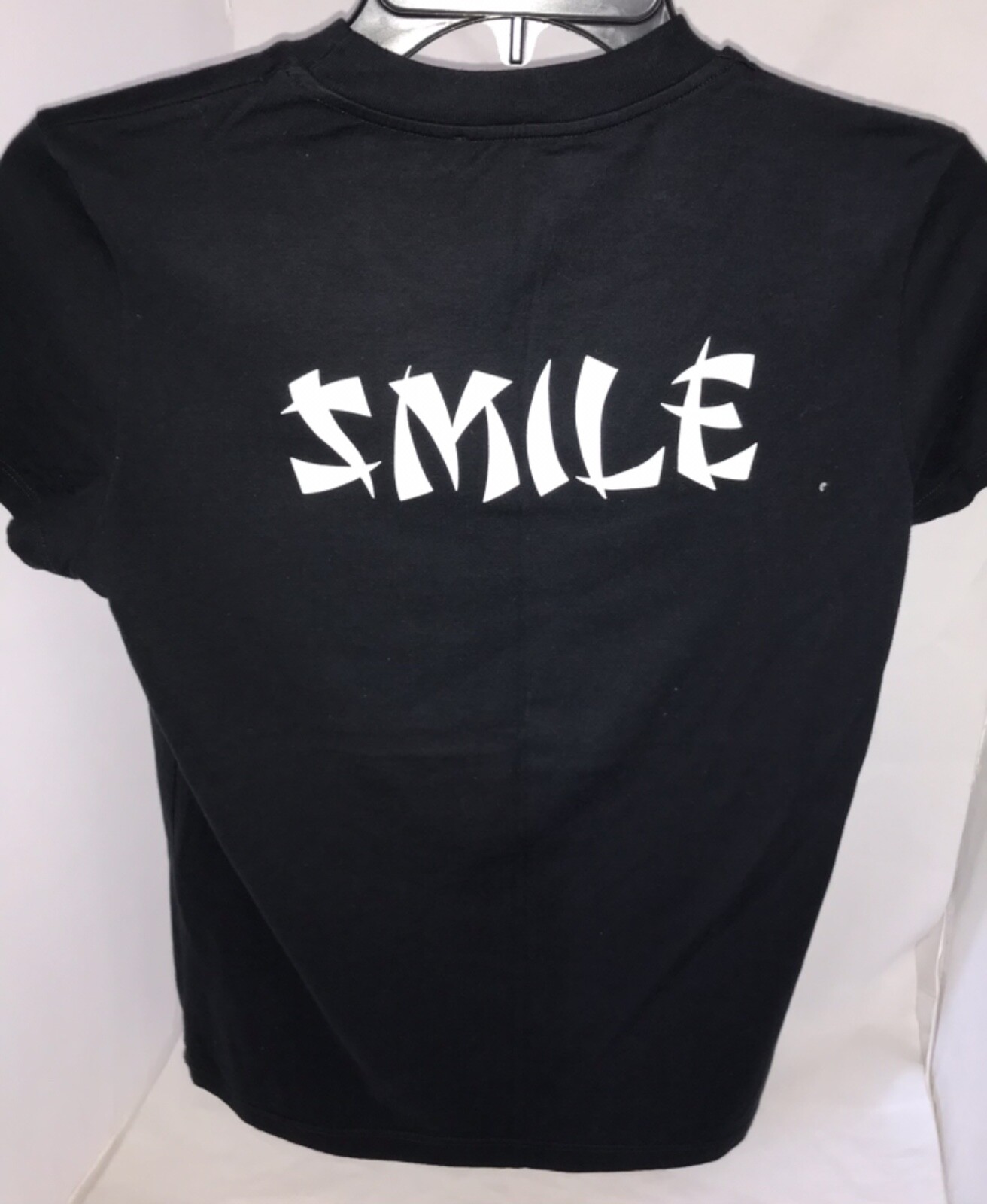 Rare Moschino Jeans Italy Shirt Smile Japanese Chinese Korean Asian Happy Face