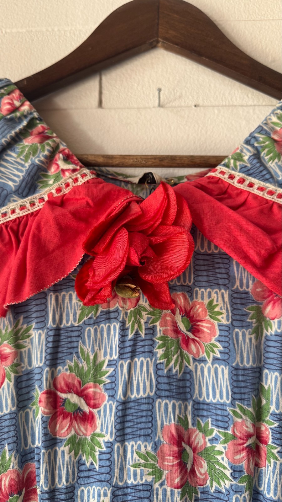 Vintage 1940’s Donnell’s of Denver floral prairie western dress XS/S
