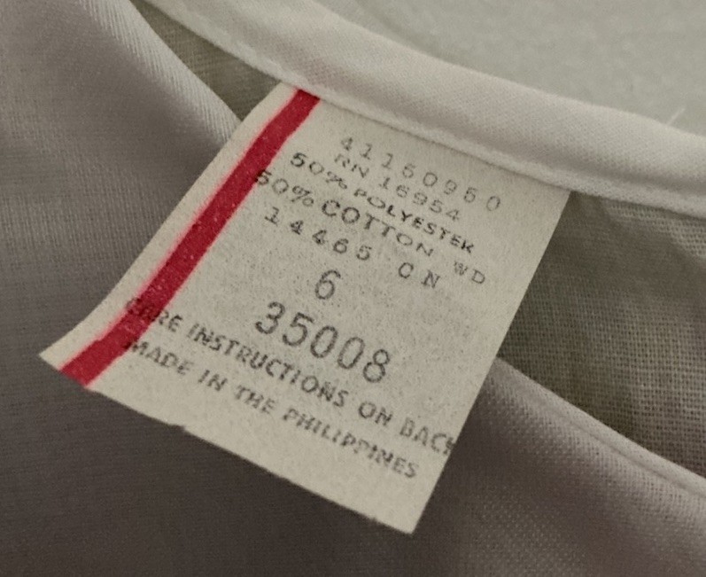 Vintage Dress Floral Party Sz.6 Girls Y2K w’ Purse~Pearls RN 16954 Philippines
