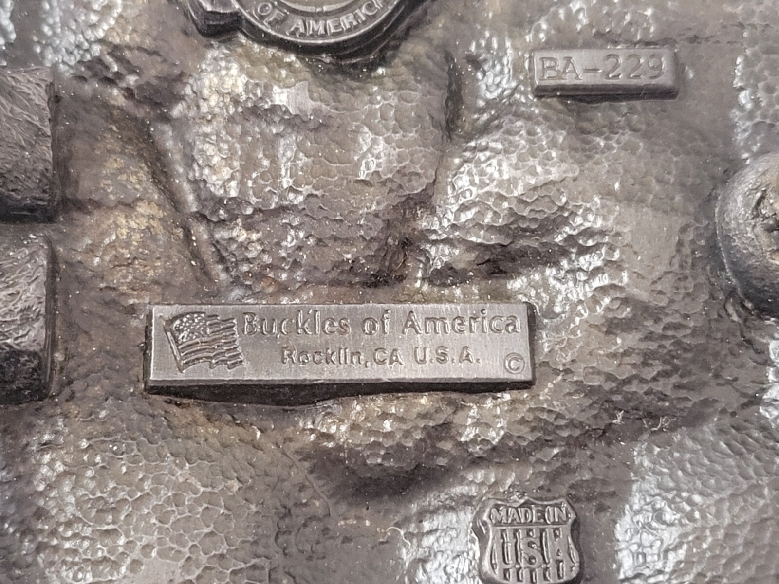 Vintage Bowling Belt Buckle BA-229 By Buckles of America Masterpiece Collection