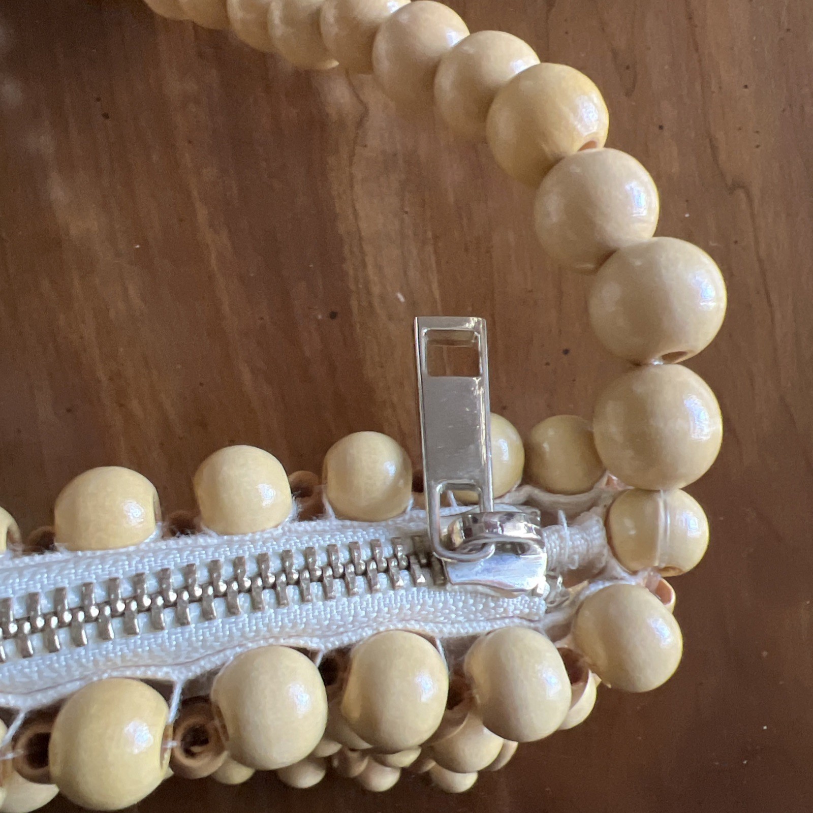 Wooden Bead Purse; Wonderful!
