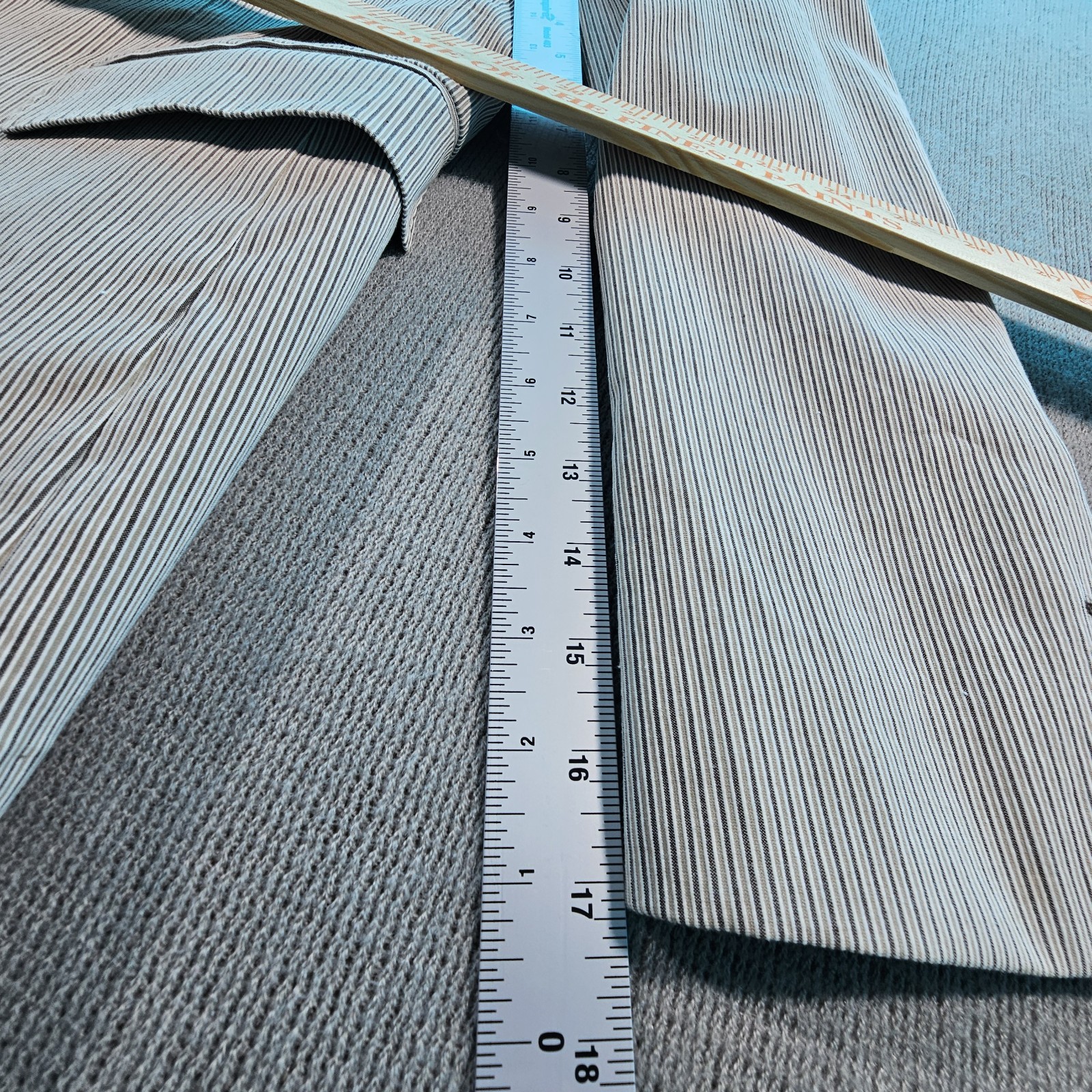 Hugo Boss Seersucker Pinstripe Sports Blazer US 40 Designer Luxury Men’s VTG