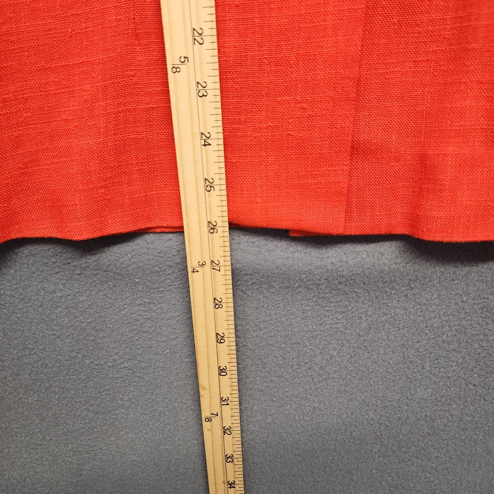 Vtg 60s Handmade Womens 2 Piece Dress Top Set Orange Floral Mod Pleat Belt Twee