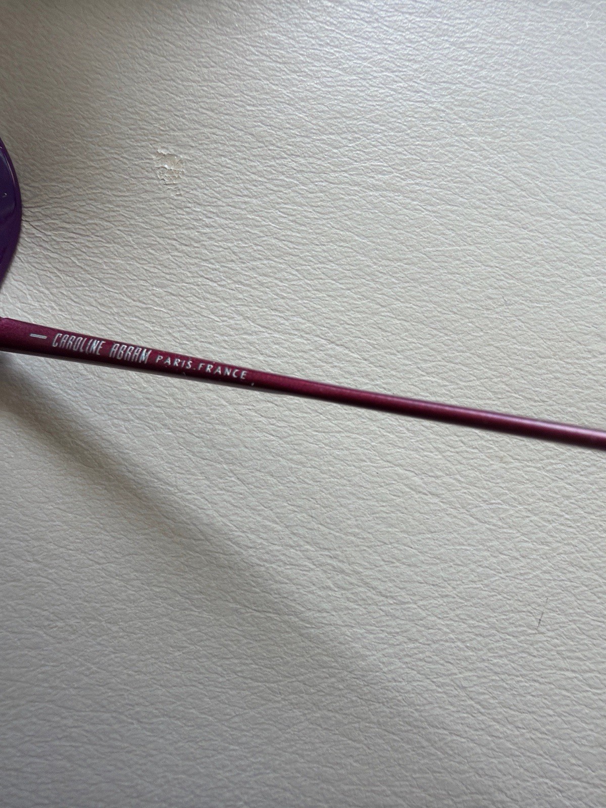 “Caroline Abram Paris WITTY 520 Burgundy Purple Eyeglass Frames 53-19 138”