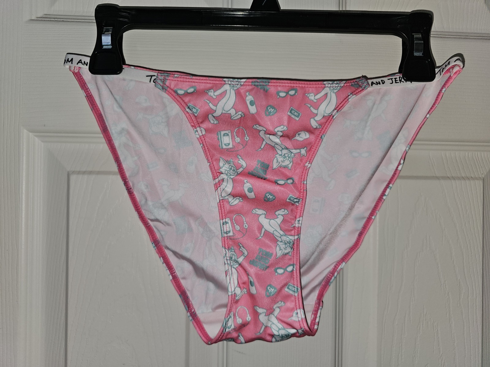 Vintage Cartoon Super Soft String Bikini Panties. Size Large