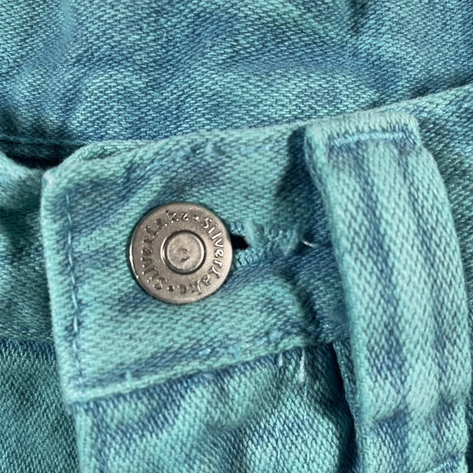 Wrangler Jeans Womens 25×36 High Rise Aqua Blue Straight Denim Made USA MA201-04