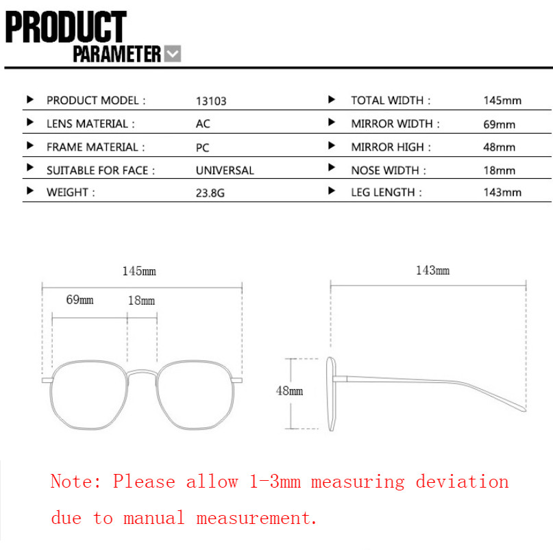 Classic Vintage Square Sunglasses for Women Men Retro 70s Shade Sunglasses