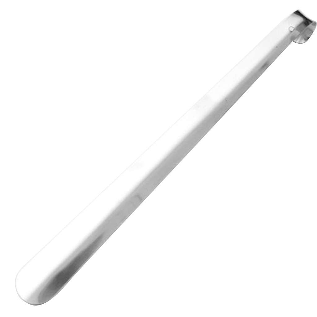 4 Sizes Extra Long Handle Shoe Horn Stainless Steel Handled Metal Shoehorn Horns