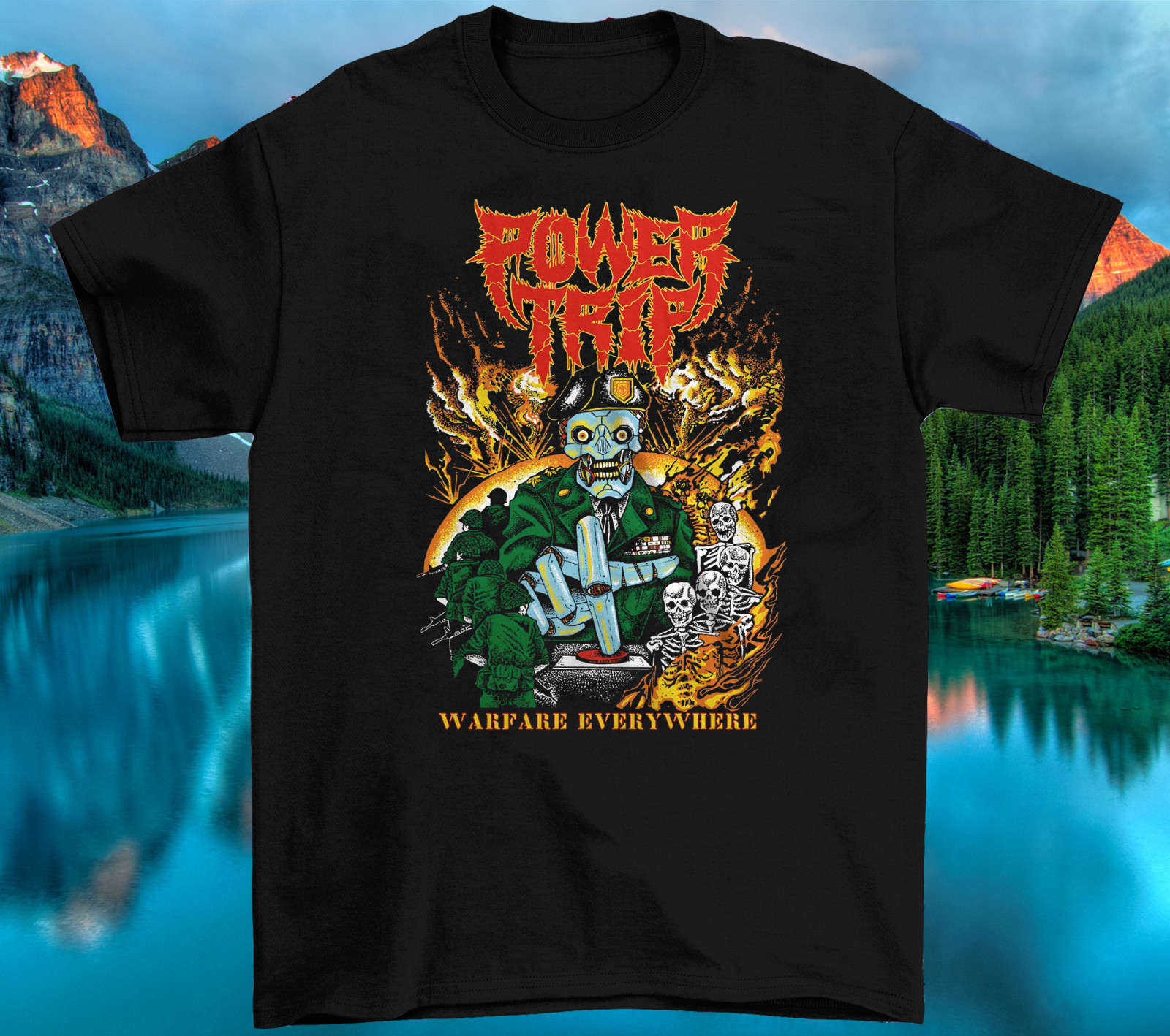 Power Trip Band Gift For Fans Heavy Cotton Black All Size T Shirt SG229