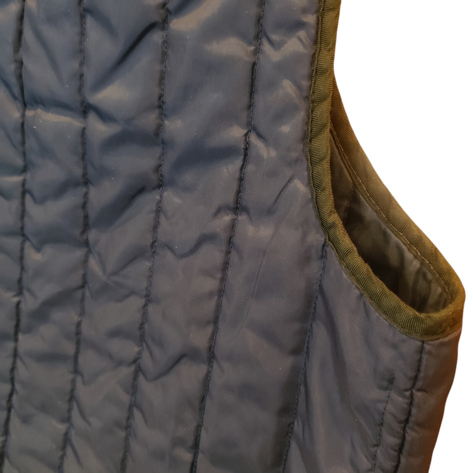Sears Work Leisure Nylon Quilted Blue Vest 1960’s-1980’s XL* Garage Automotive