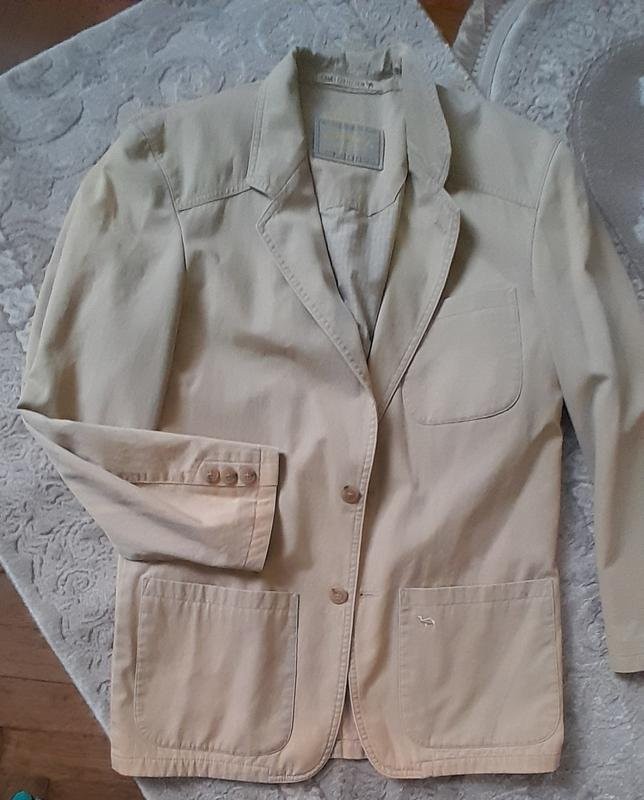 Men Camel Active Blazer Beige Cotton 40 /L / 48