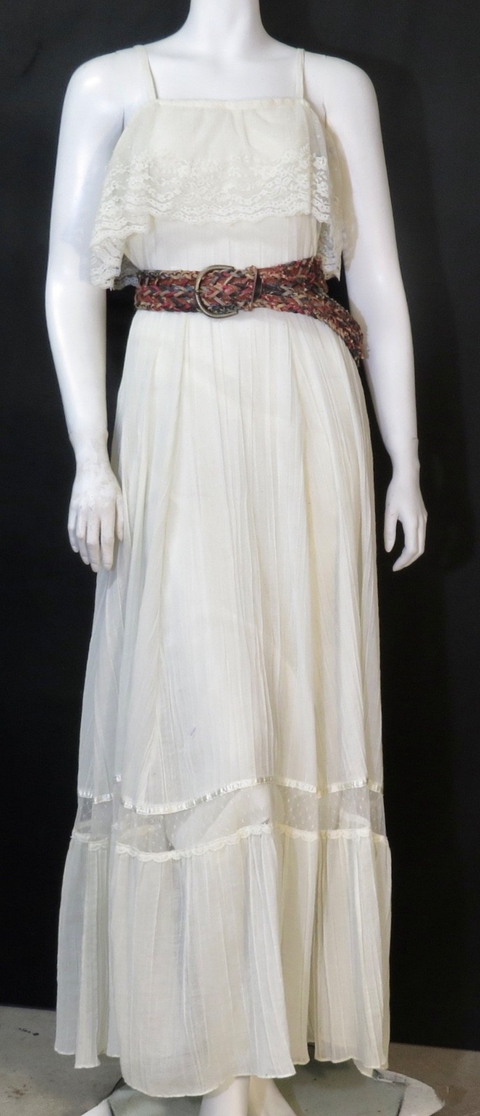 Vtg Roberta of California 1970’s Boho Dress Sz 9/10