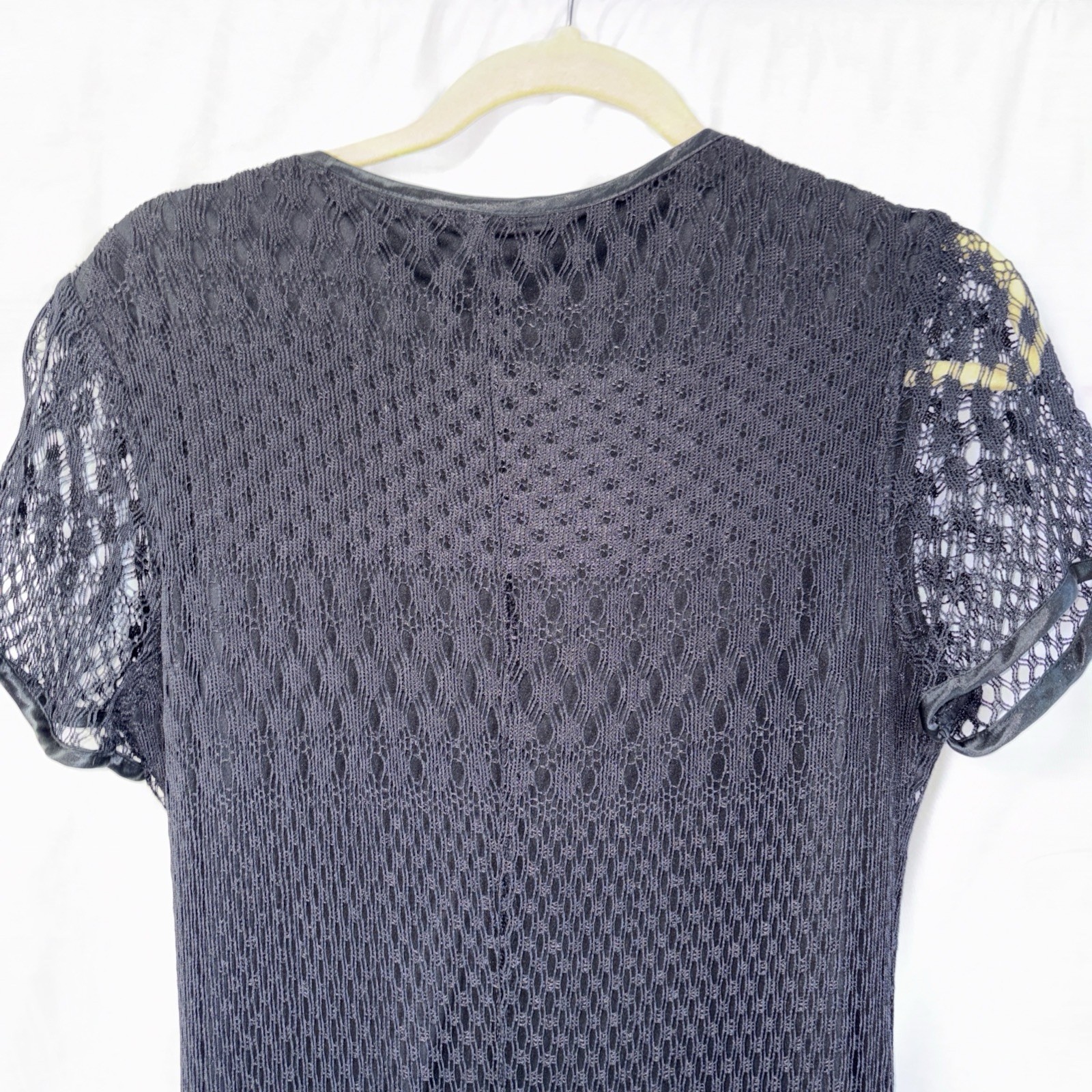 Vintage Ultra Dress New York – Woman’s Size 14 – Black Shift Long Lined Lace