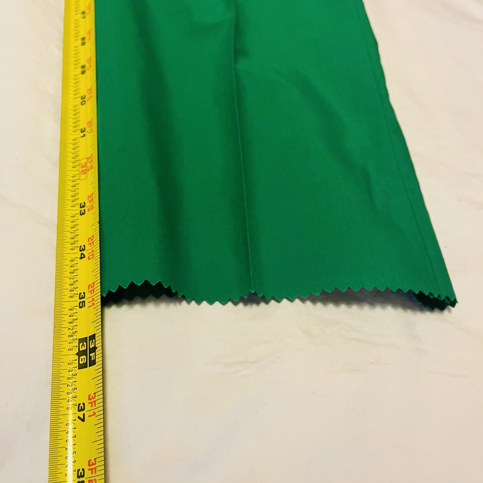Vintage Green Hubbard Golf Pants Slacks Polyester Cotton Disco NOS Deadstock 32