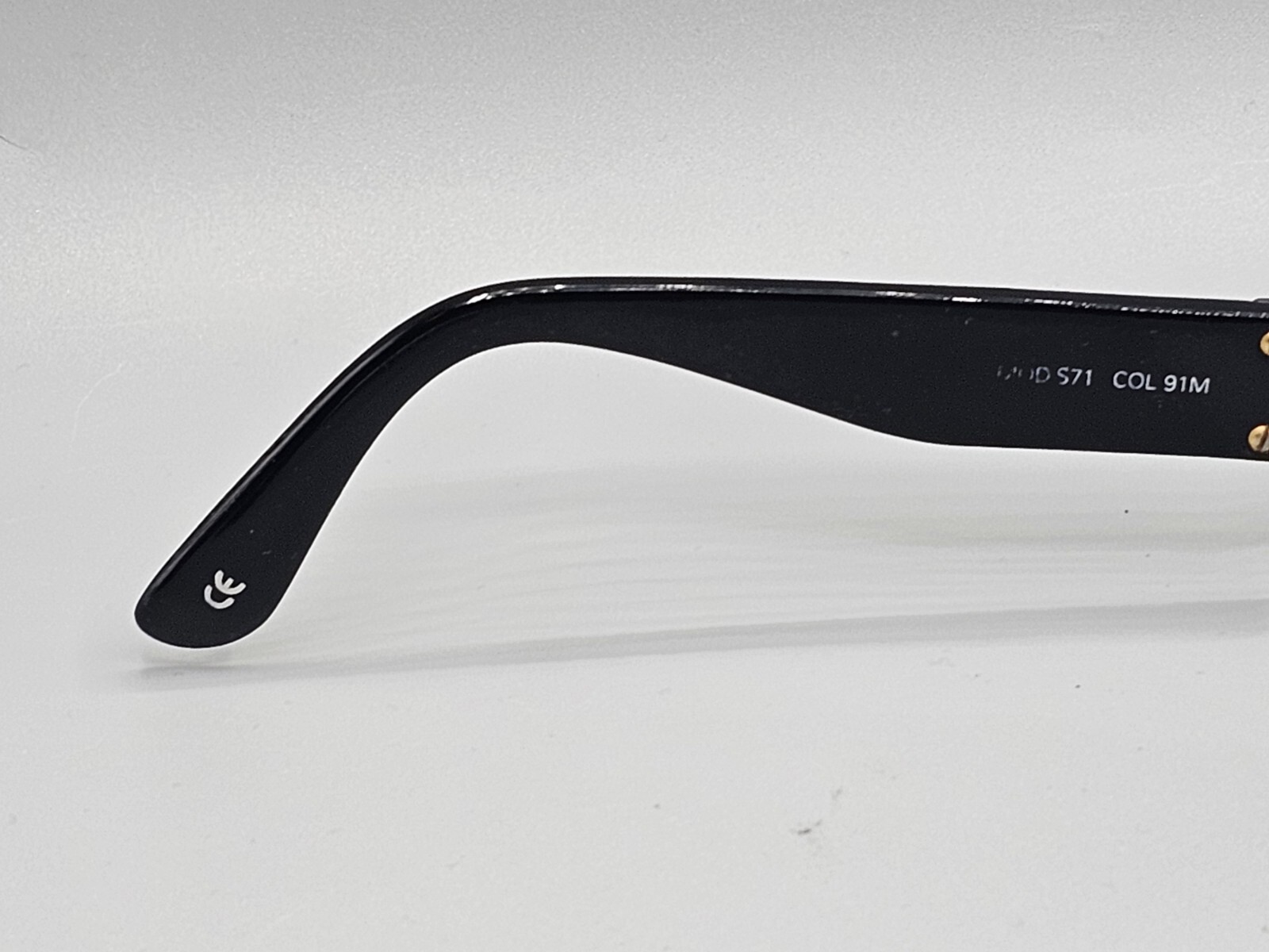 VTG 90s Gianni Versace Ladies Sunglasses Frames Only MOD.S71 50X18 Black & Gold