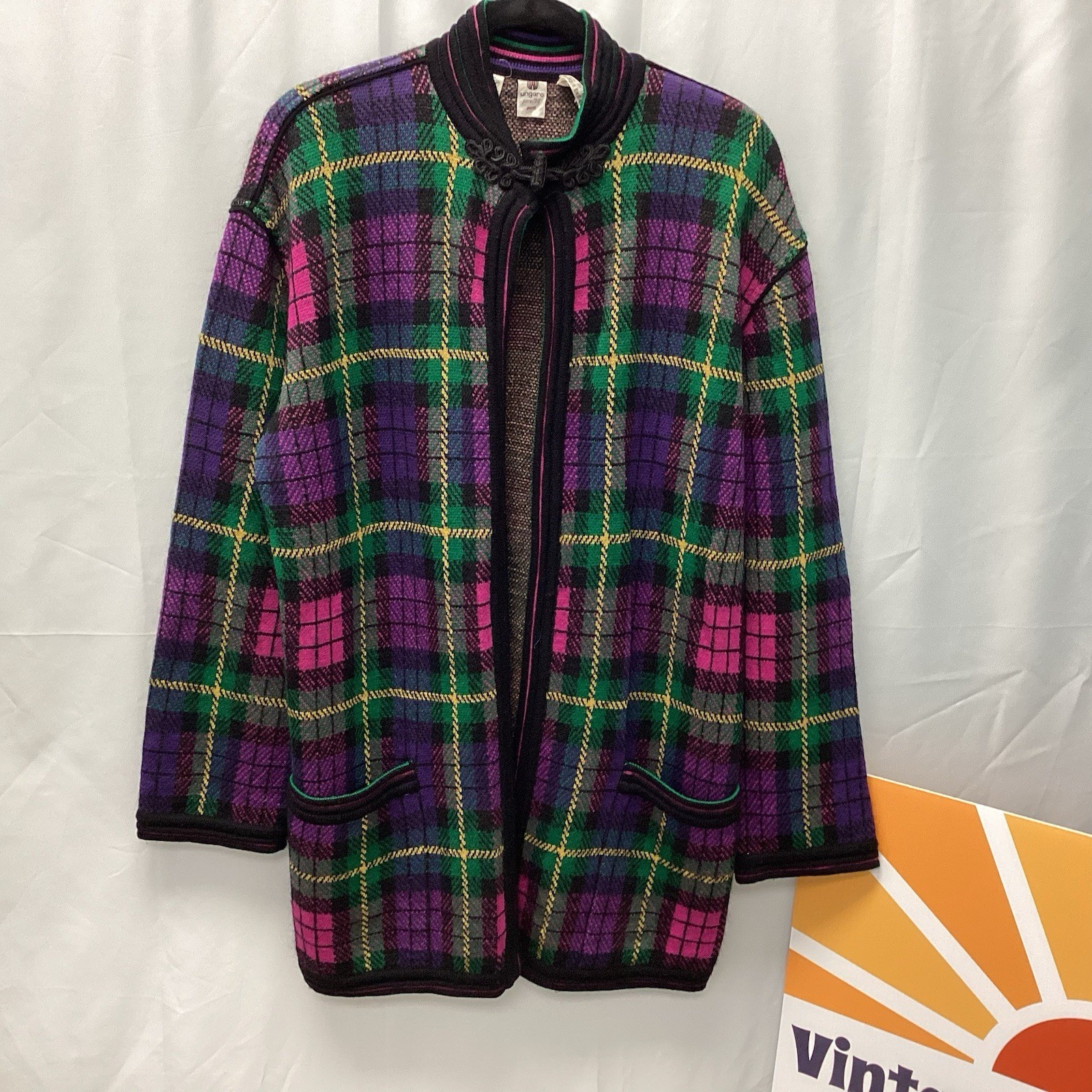 Vintage 90’s Emanuel Ungaro Parallele Paris knit wool/cashmere tunic/sweater