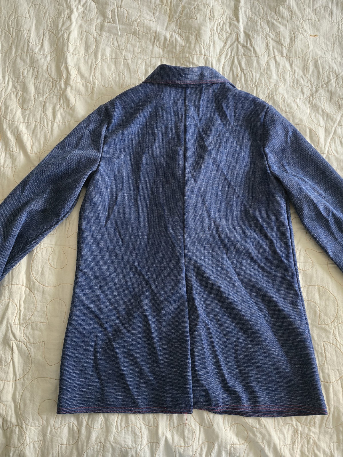 Vtg 70’s JC Penney Fashions Blue Blazer Top Button Up Jacket Womens Large