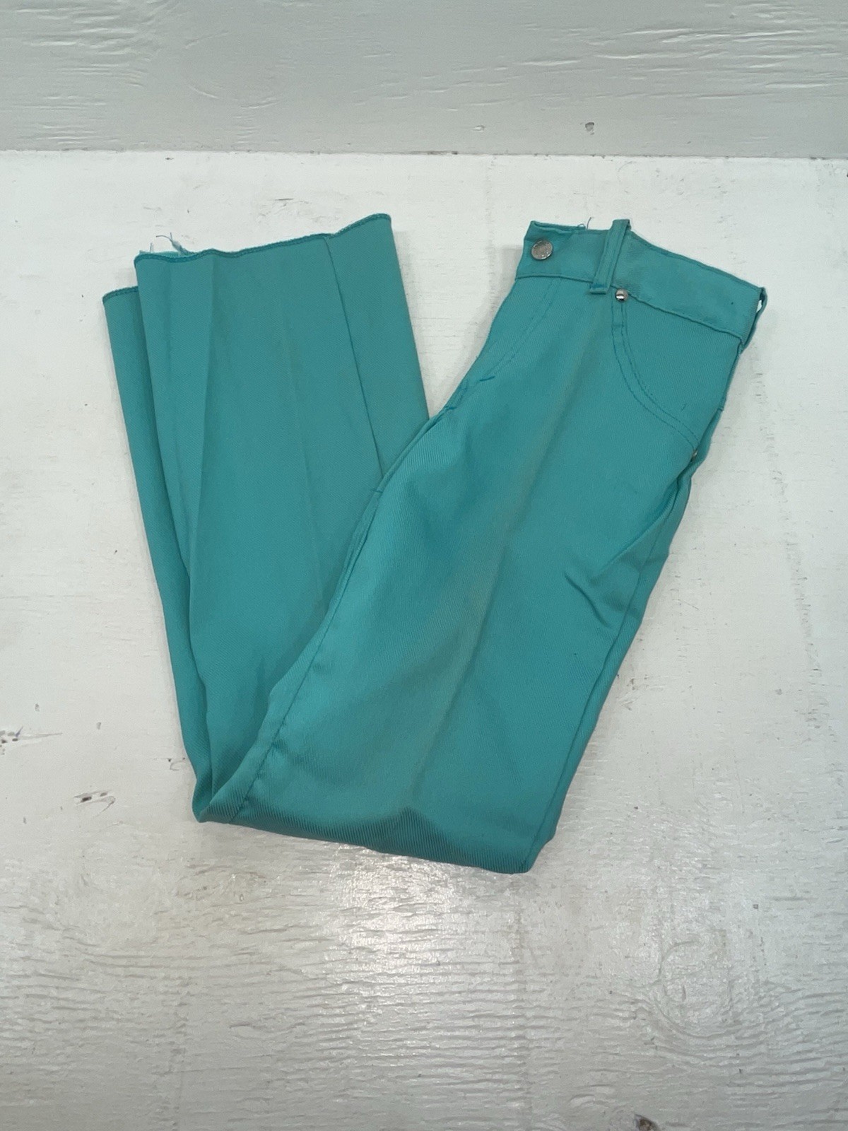 New Vintage Blue Karman Polyester Pants #43204 VV-83