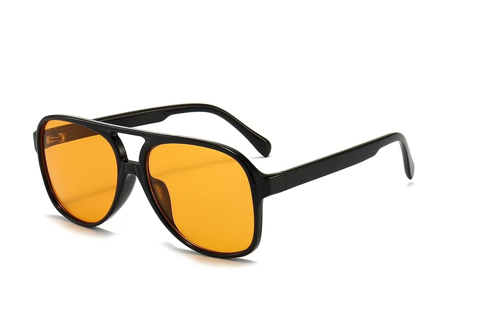 Vintage Aviator Sunglasses for Women Men 70s Glasses Retro Oversized Yellow L…