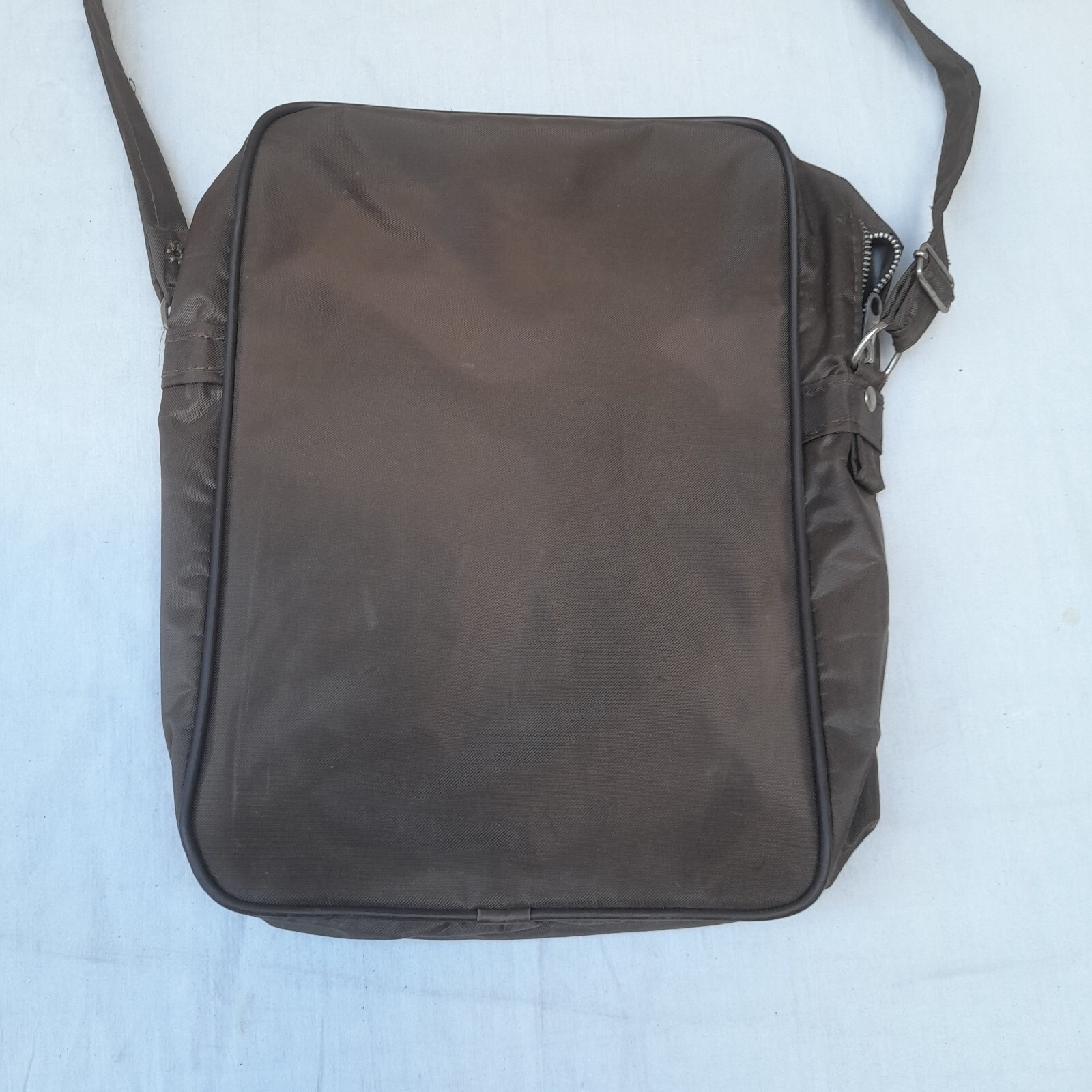 VINTAGE SPQR MUNICIPALITY LOGO BROWN SHOULDER BAG 1970s