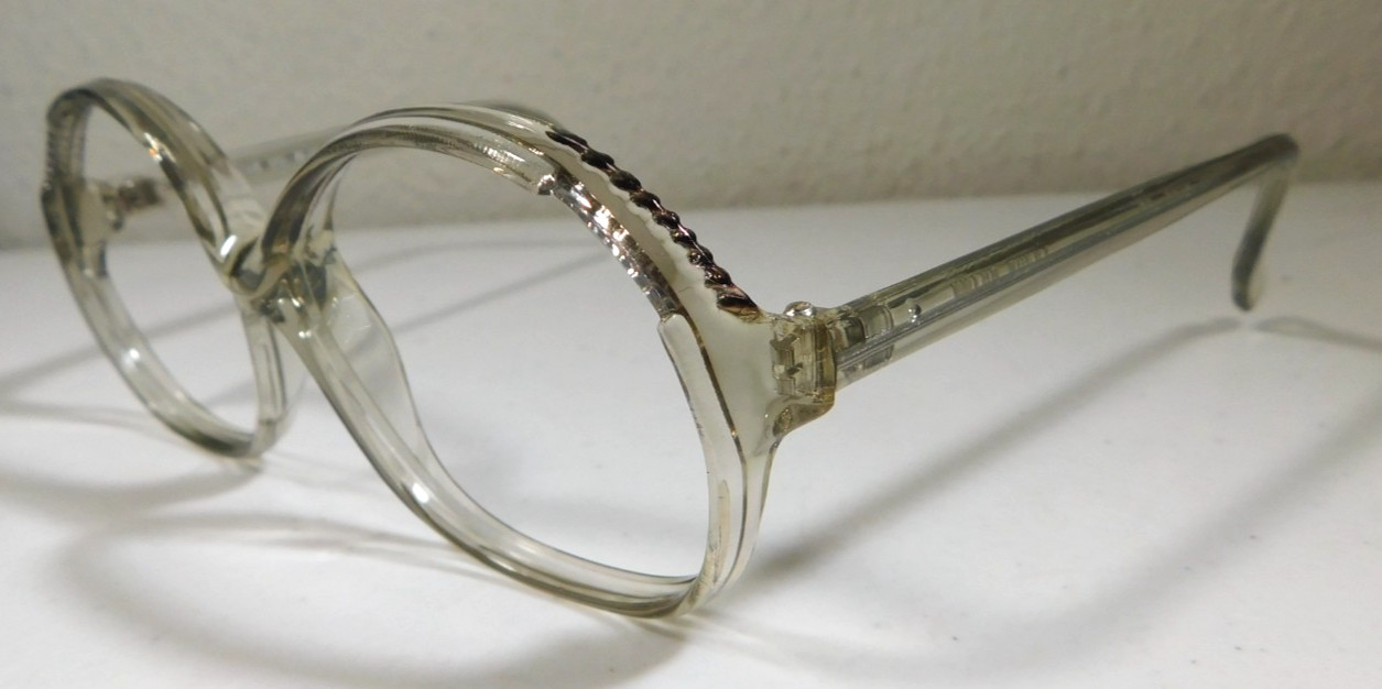 Vintage ELAN 59 Blue 55/16 Women’s Plastic Eyeglass Frame New Old Stock #411