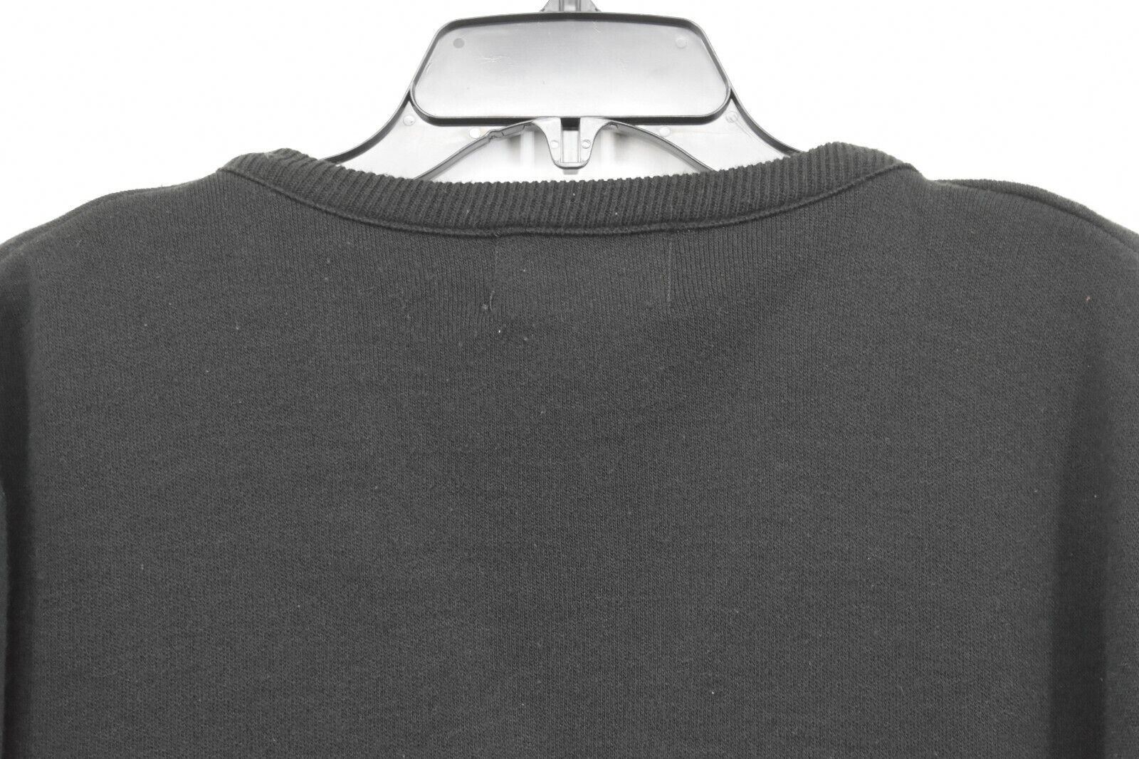 London Fog Adult Unisex Black Kikkoman V-Neck Rib Sleeve USA Made Sweater 2X
