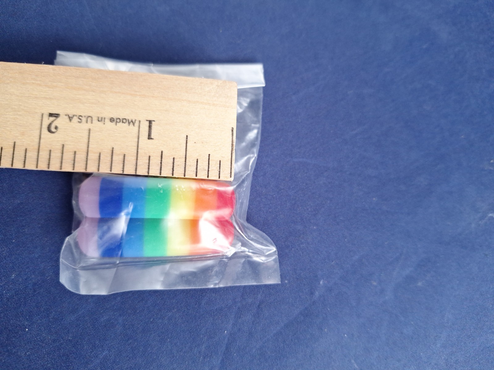 Vtg 90’s Rainbow Hair Combs Pair Pride *11