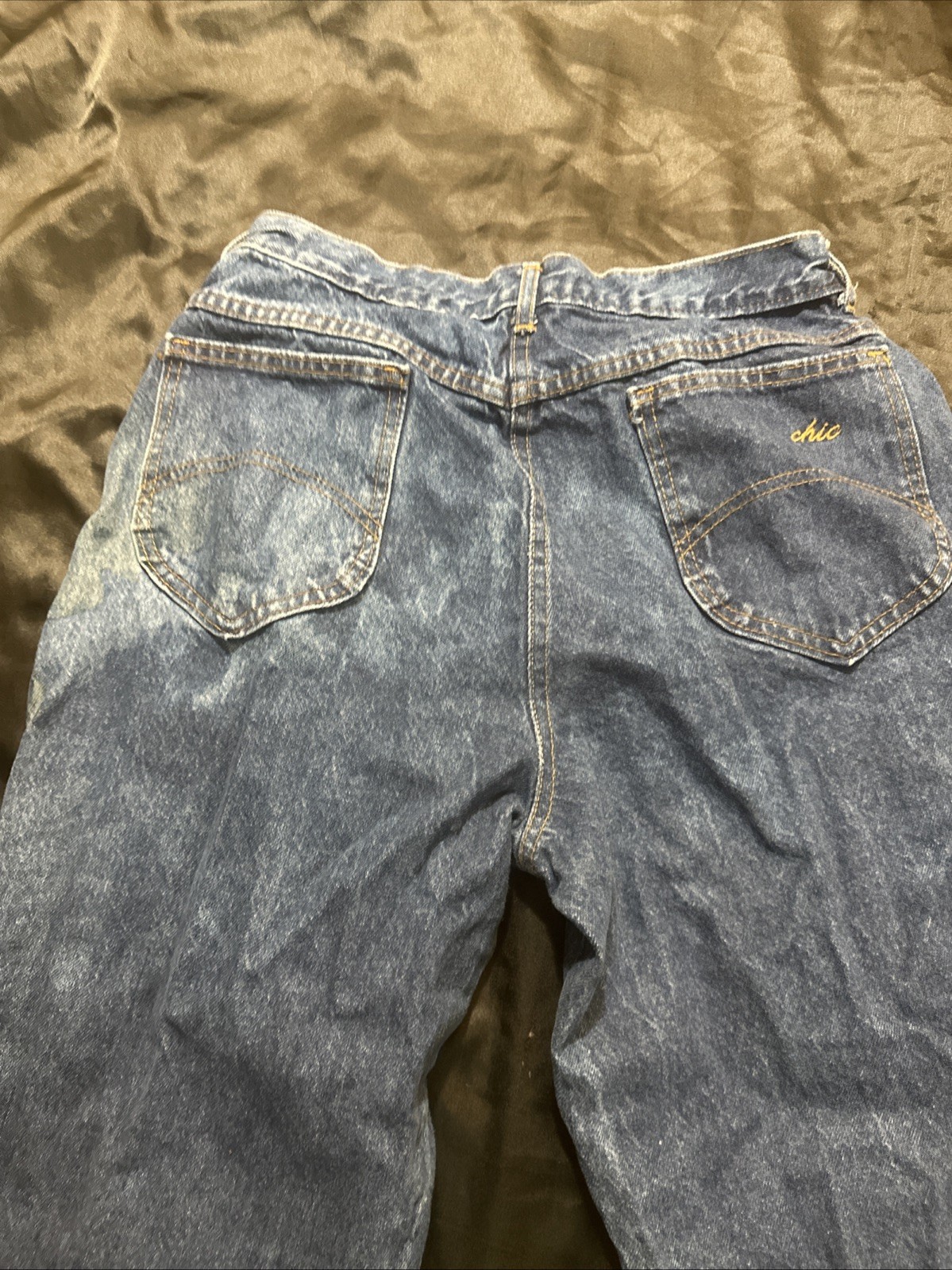 Chic Blue Denim Jeans Women’s 30×28 2 Identical Pairs Y2K 1C21