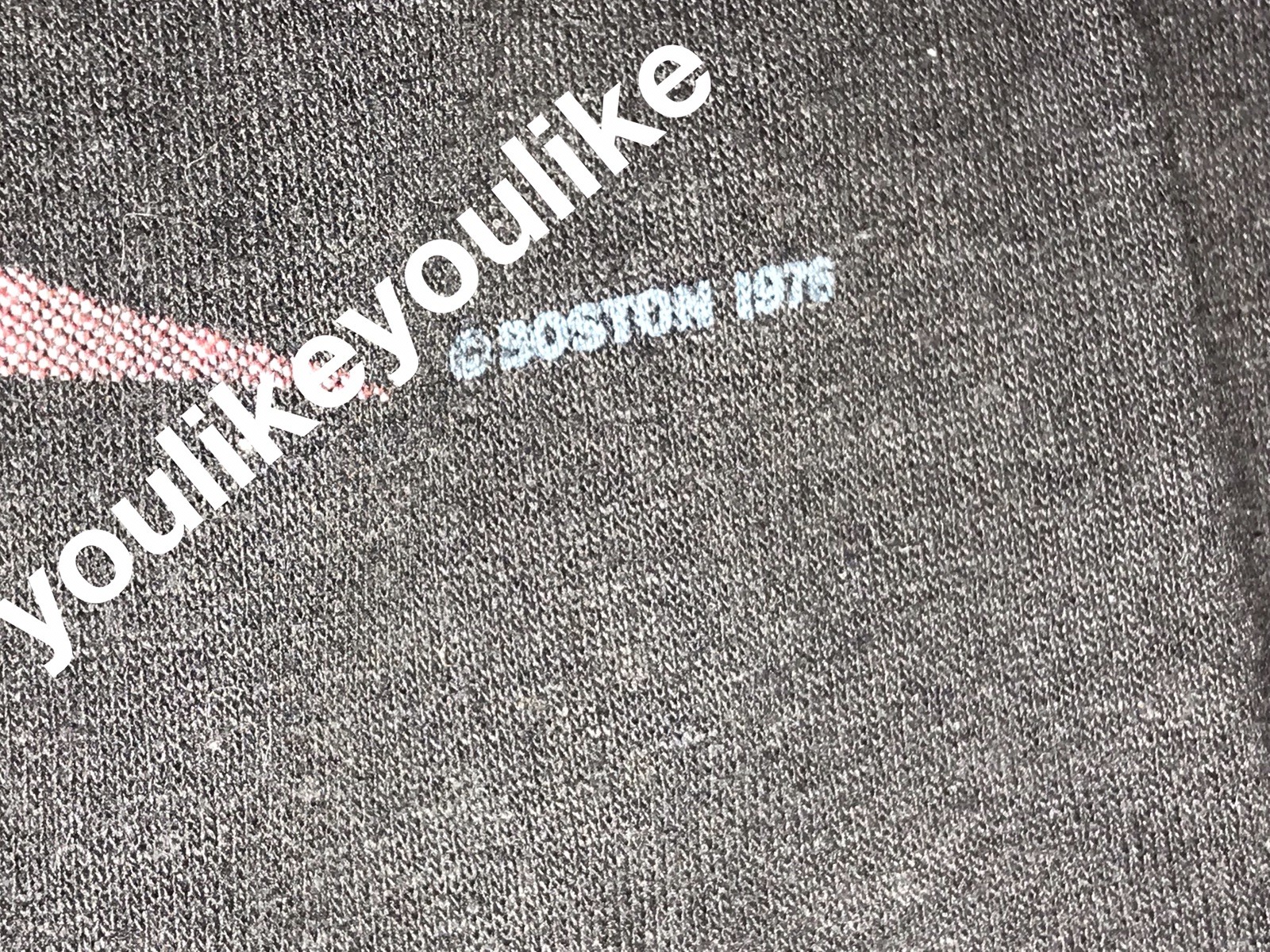 VINTAGE 1987 BOSTON THIRD STAGE CONCERT T SHIRT US TOUR ORIGINAL UFO ROCK BAND