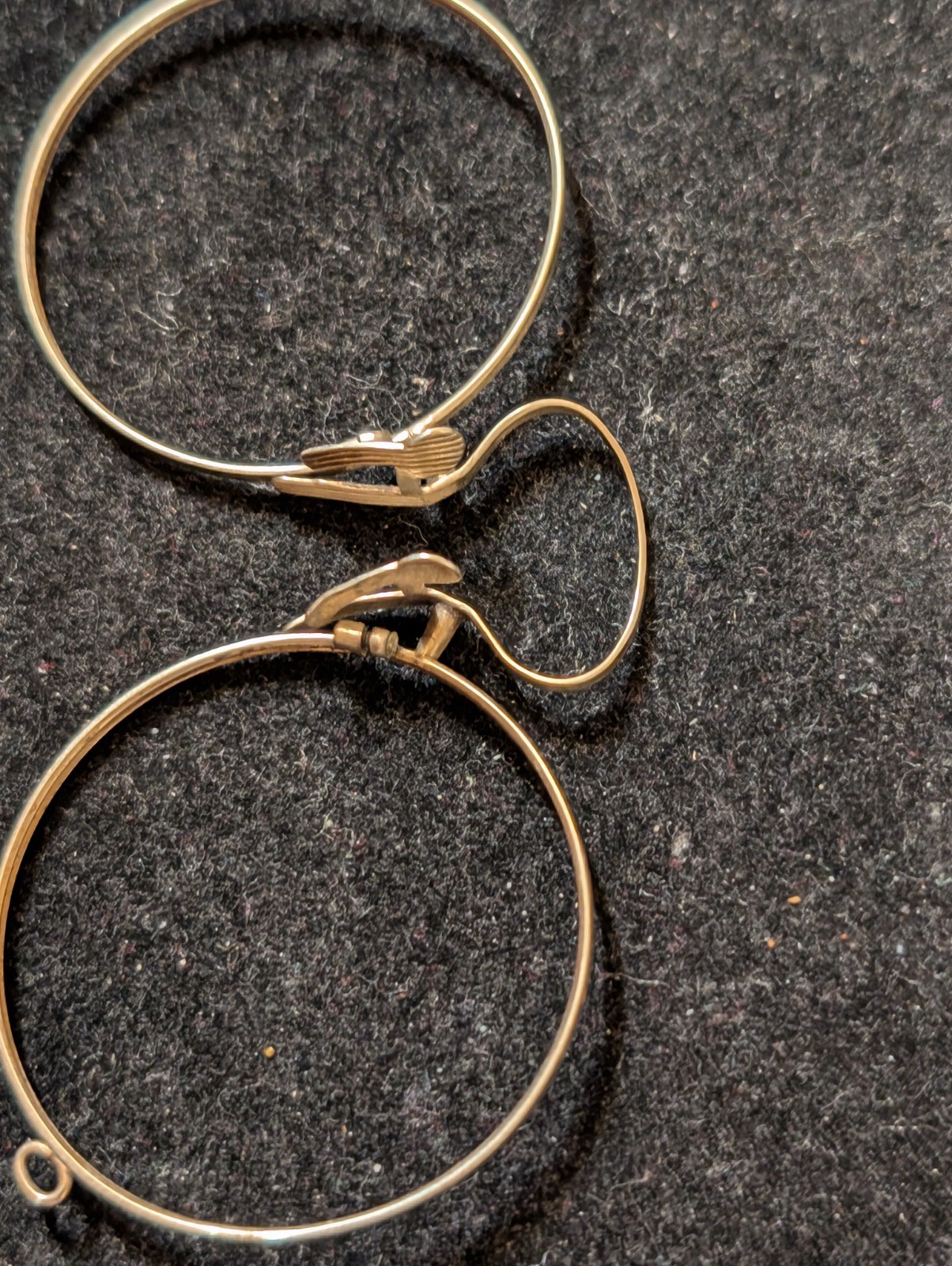 Antique Pince-Nez Eyeglasses Frames With C – Bridge Style Small Loop For Chain