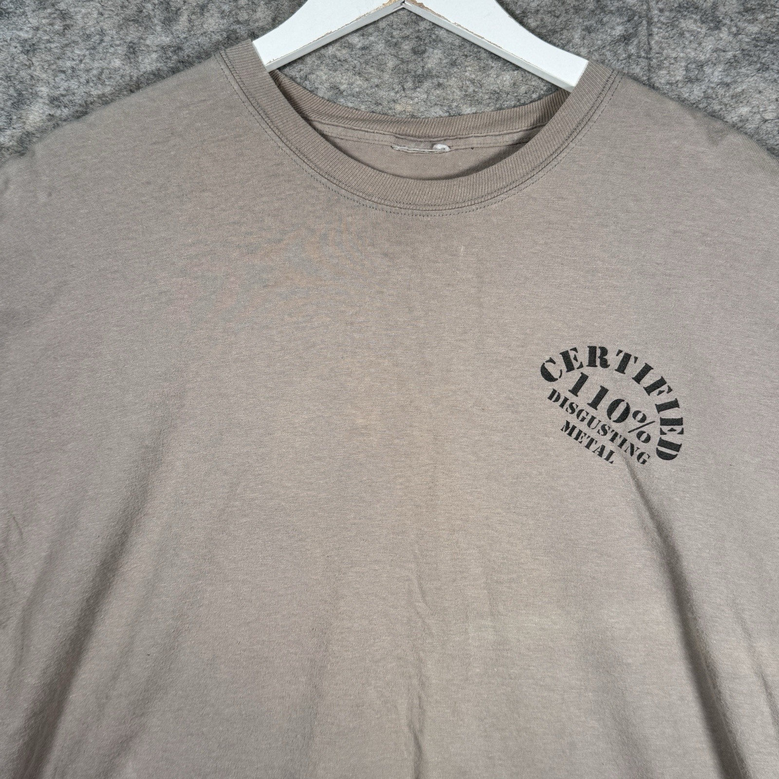 Vintage Wasteform Band T Shirt Mens Size XL 22×30 110% Pure Disgusting Metal