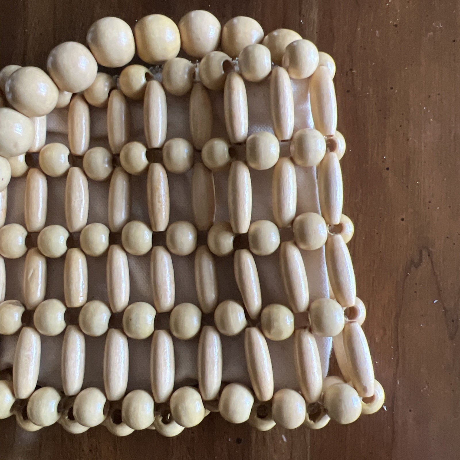 Wooden Bead Purse; Wonderful!