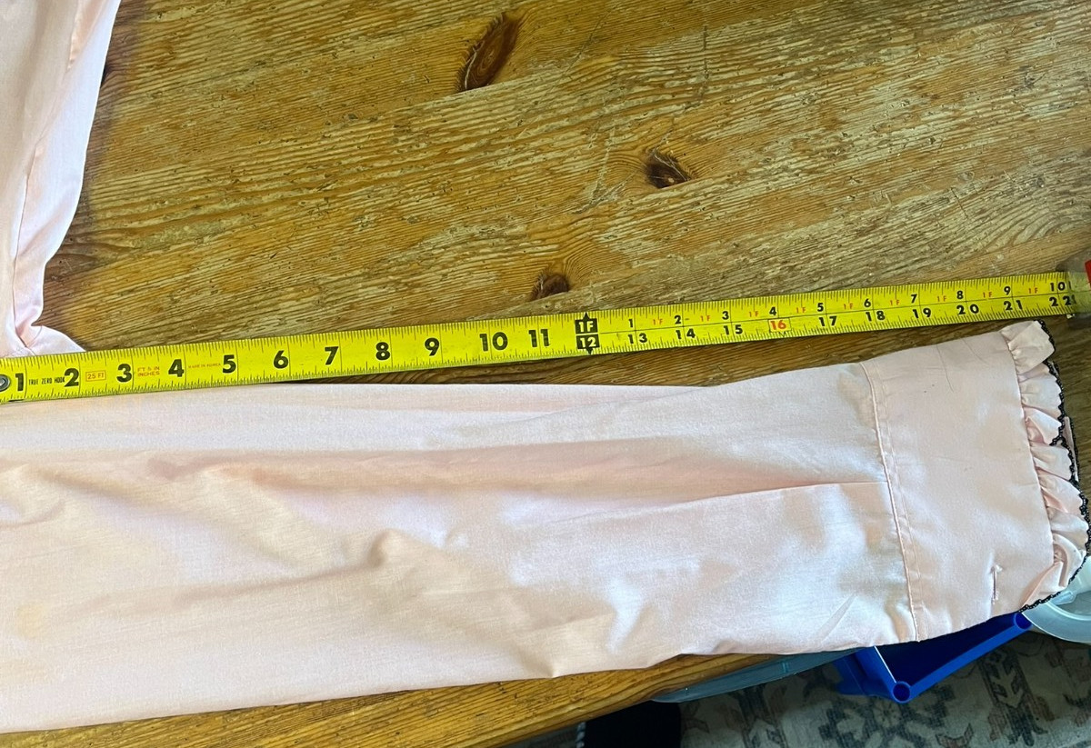 Vintage 70s Pink Ruffle Tuxedo Shirt Retro Disco Glam Prom Costume M4