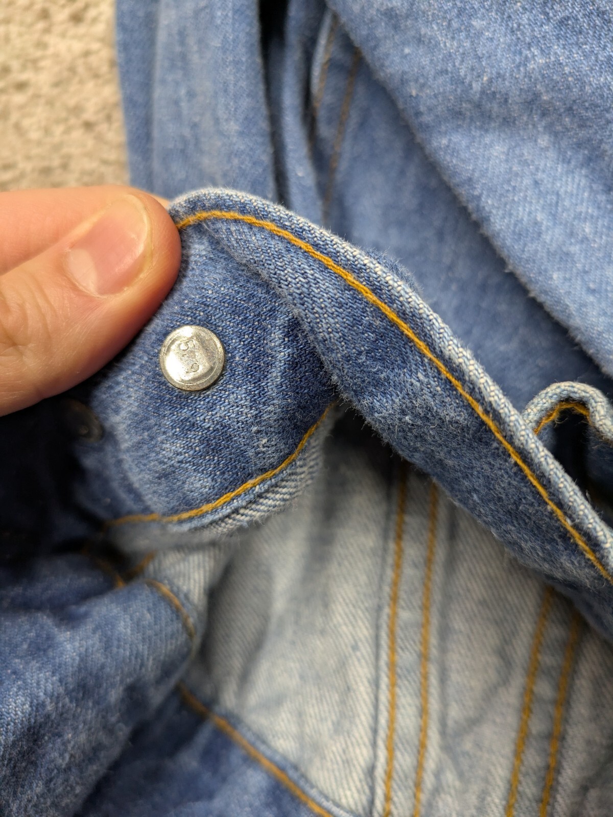 RARE VINTAGE LEVIS TYPE 3 Jacket MADE IN USA Single Stitch Size 40 Men Trucker