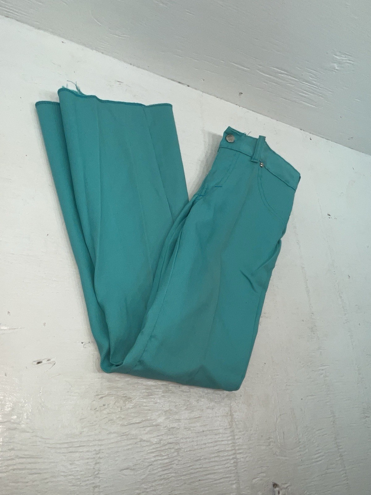 New Vintage Blue Karman Polyester Pants #43204 VV-83