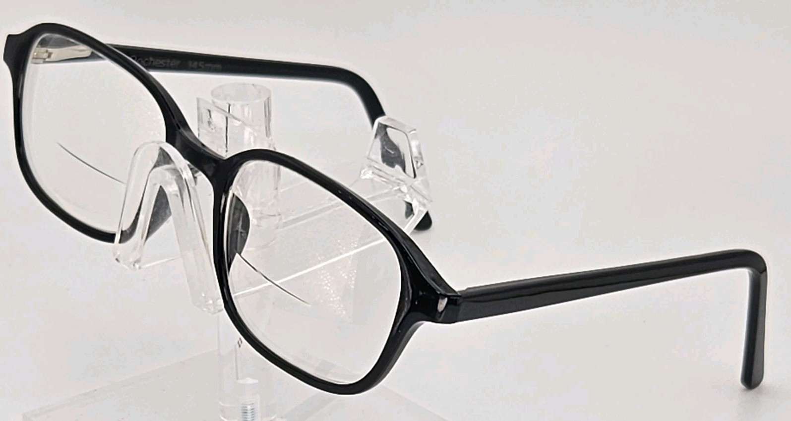 Rochester Men Eyeglasses Frame Black Glasses 52[]20 145mm Vintage Eyewear A3