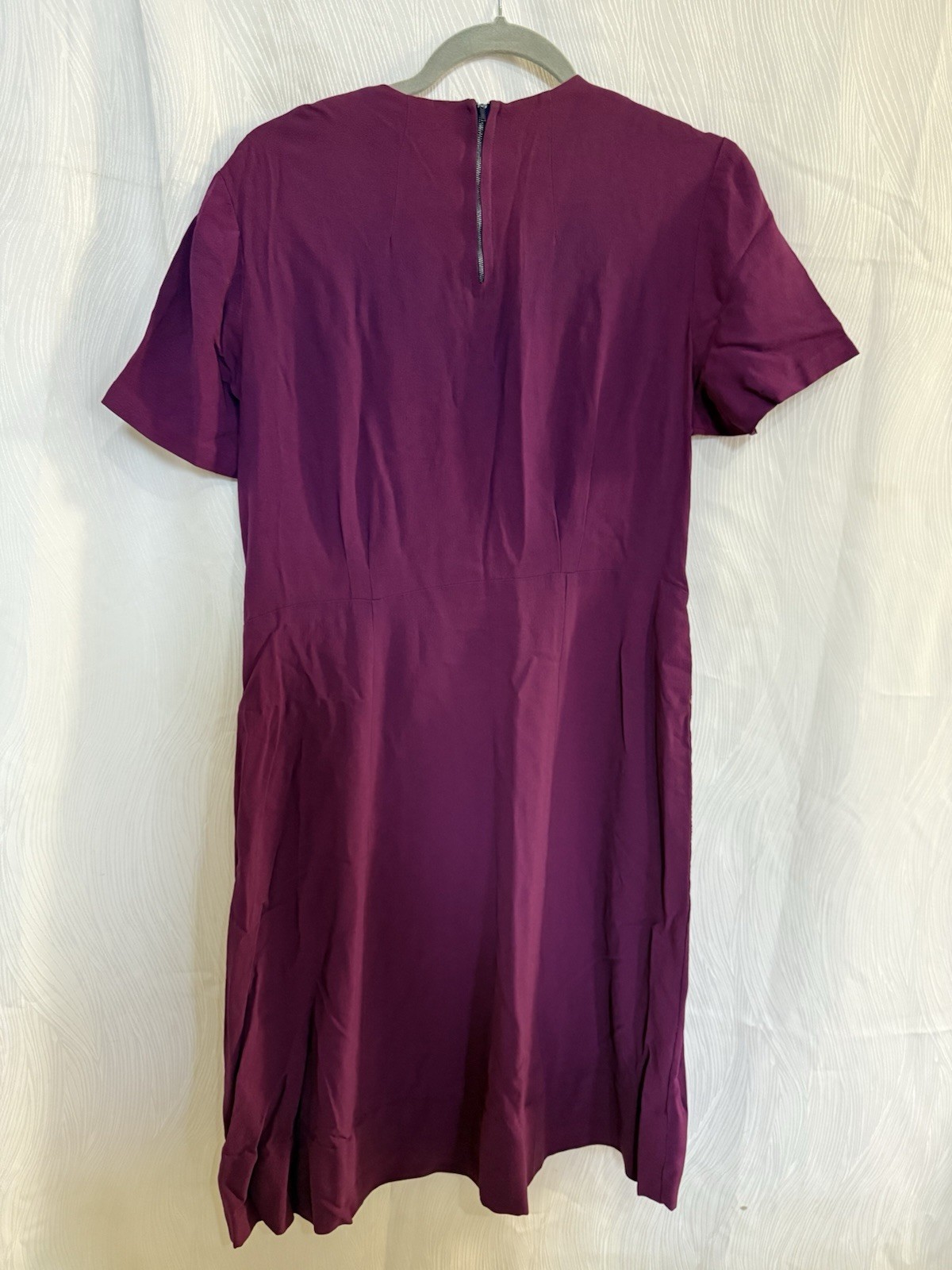 VTG 1960s Gloria Swanson Forever Young Beaded Purple Dress Hollywood Glam