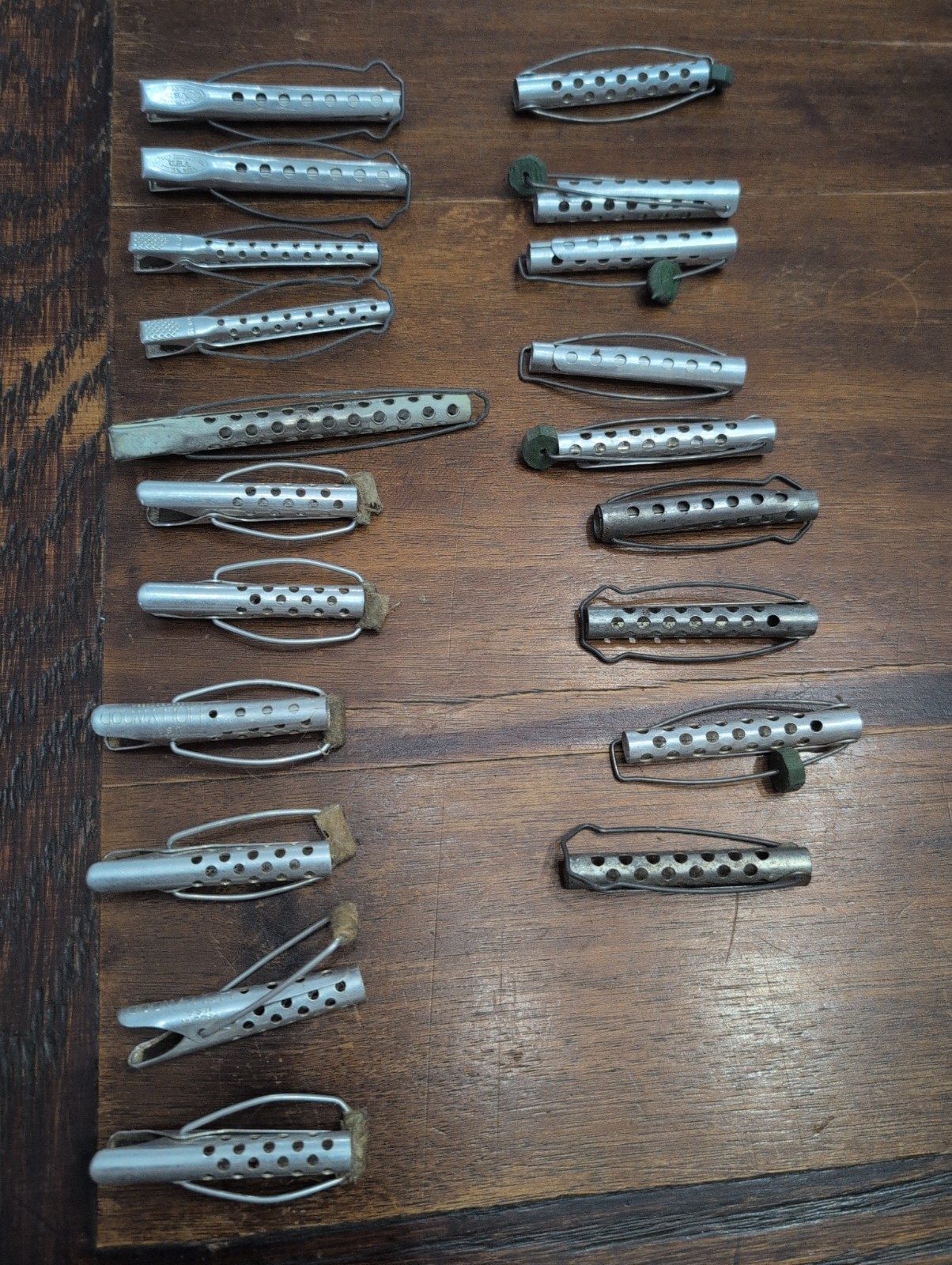 Vintage GOODY & TIP TOP Aluminum Hair Roller Crimping Curlers SET 20