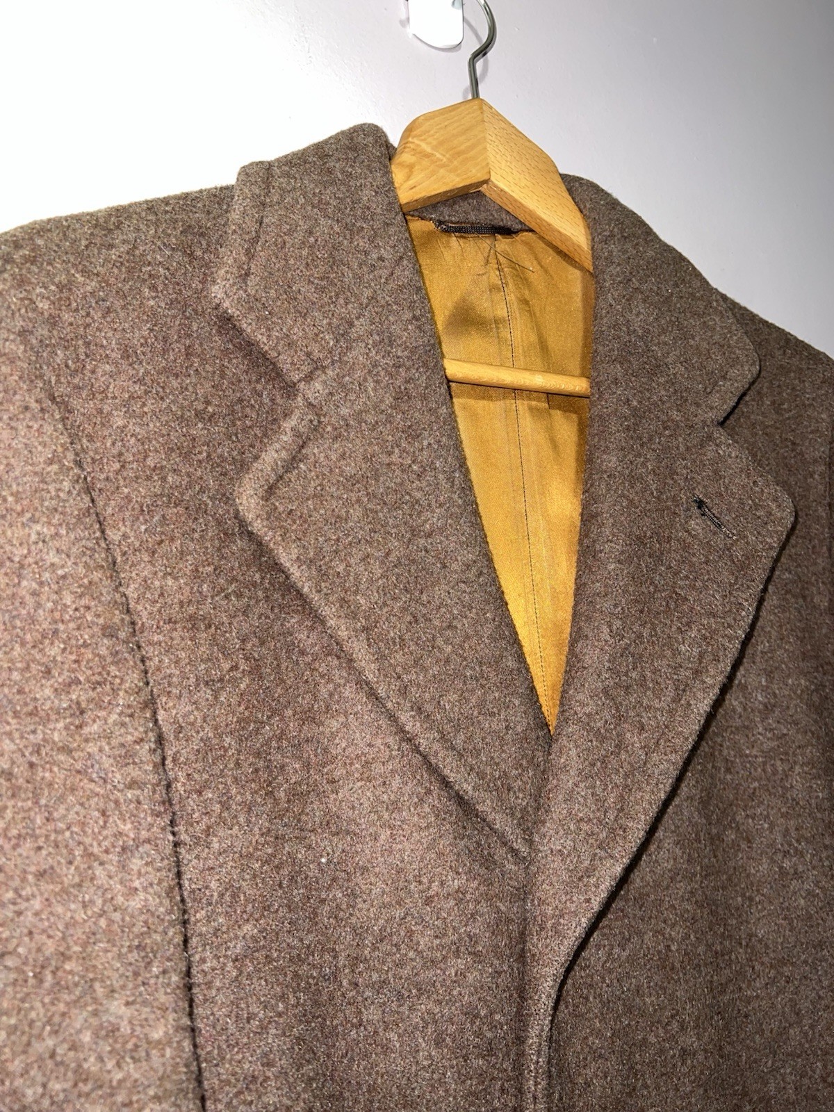 VINTAGE 1940’s HEAVY THICK WOOL SHERMANS CLOTHES OVER COAT JACKET WWII