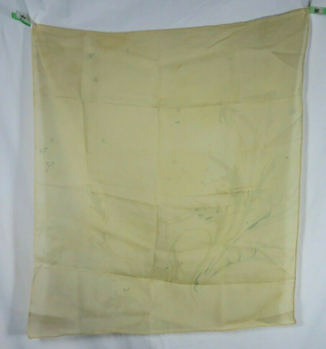 Vtg Synthetic Multicolor Square Scarves Blue Yellow Red Pink Floral Dandelion 3