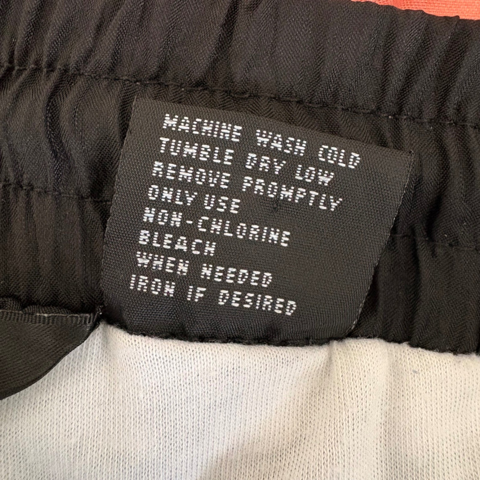 Vtg 90s Christian Dior Monsieur Track Pants Black Nylon Lined Parachute Joggers