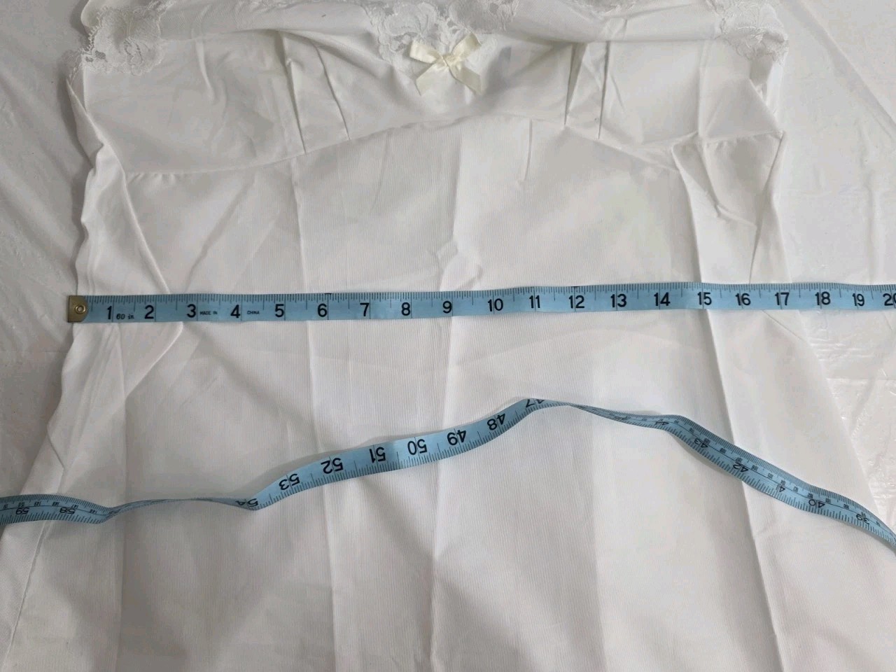 NWT Vntg. Sears Non-Cling Sz. 40 Average 100% Fortel Polyester Full Slip Tricot