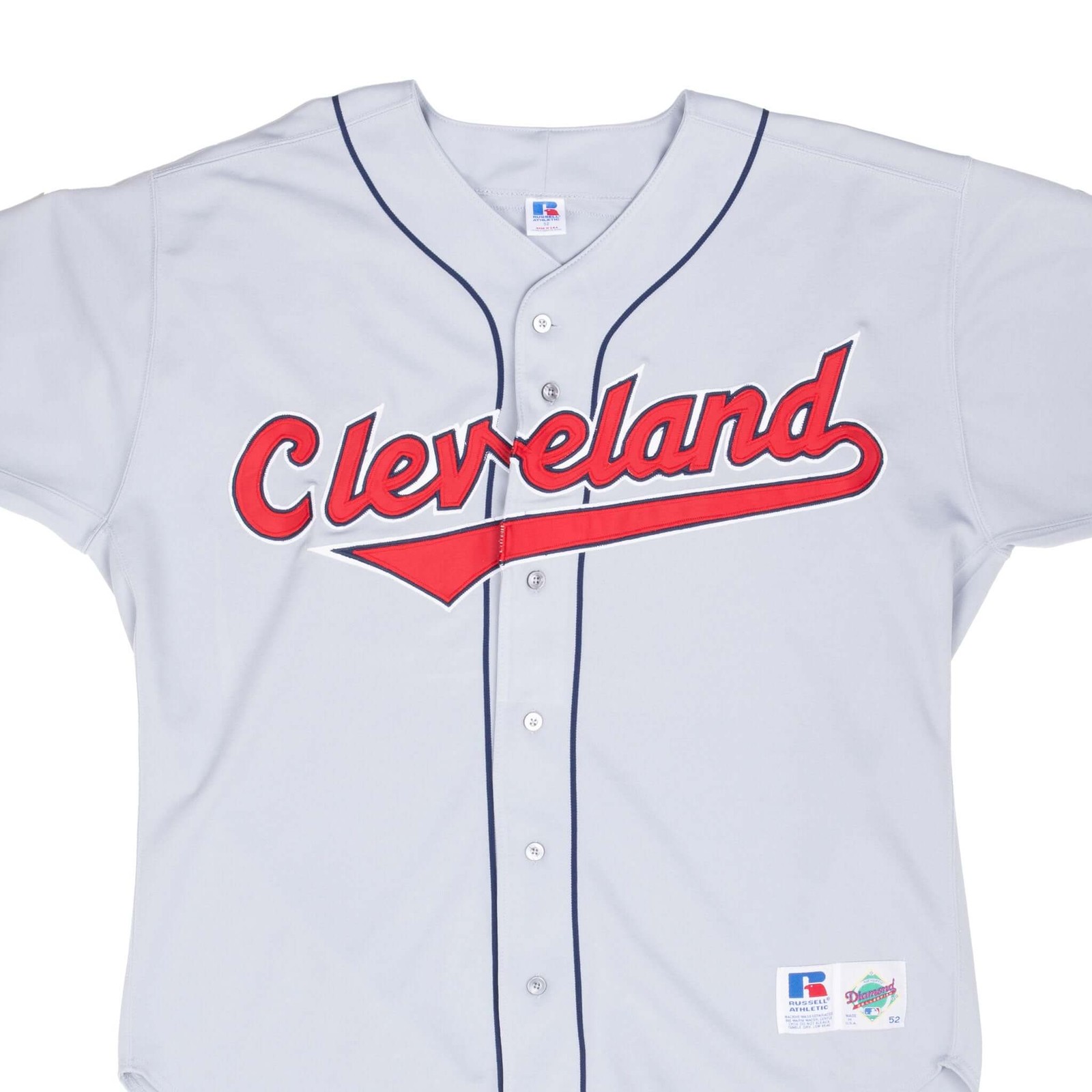 VINTAGE MLB CLEVELAND INDIANS MURPHY #13 RUSSELL JERSEY 2001 2XL MADE IN USA