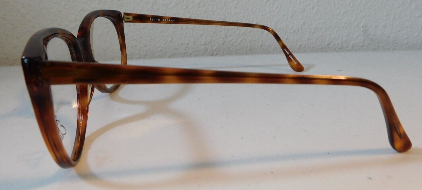 Vintage 4 Pc. Lot ELITE OPTICAL Bogart 52 (Amber) 56/20 Eyeglass Frame NOS #B2
