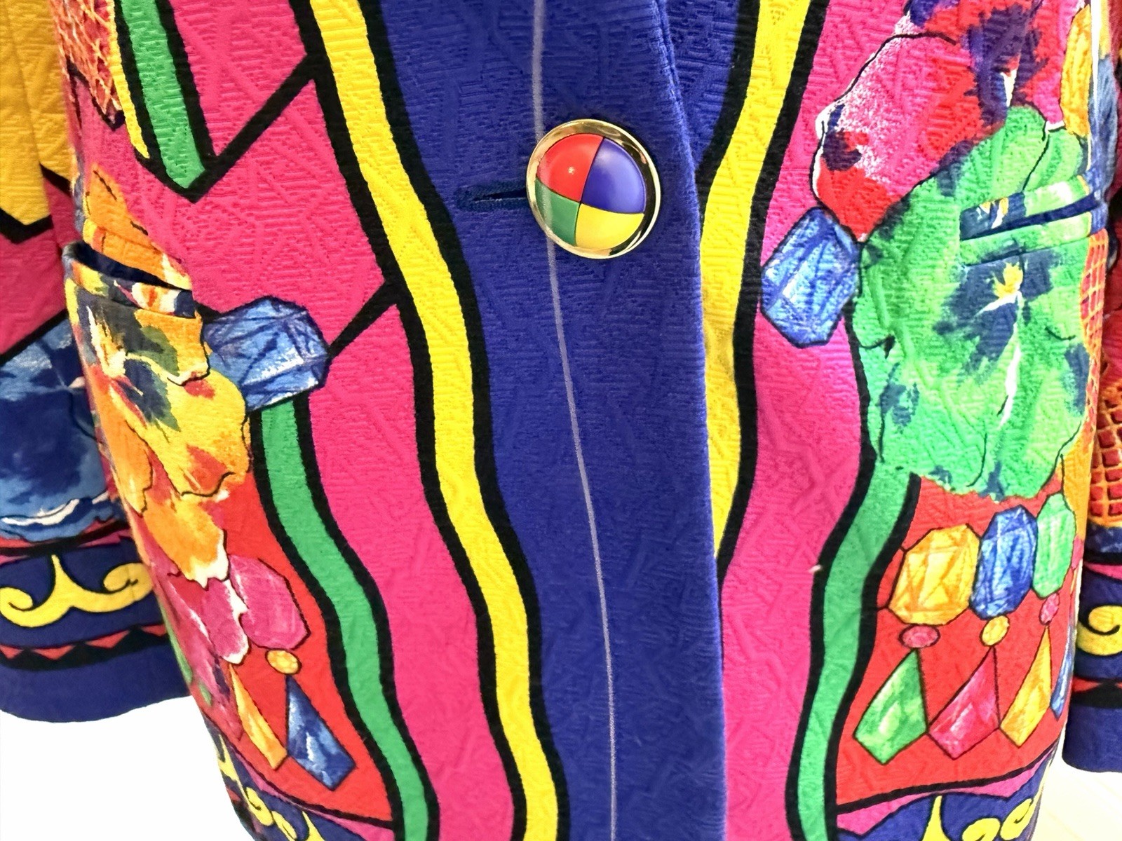 Escada Vintage Timeless 90’s By Margaretha Ley “Piece Of Art”In A Blazer 2 – 4