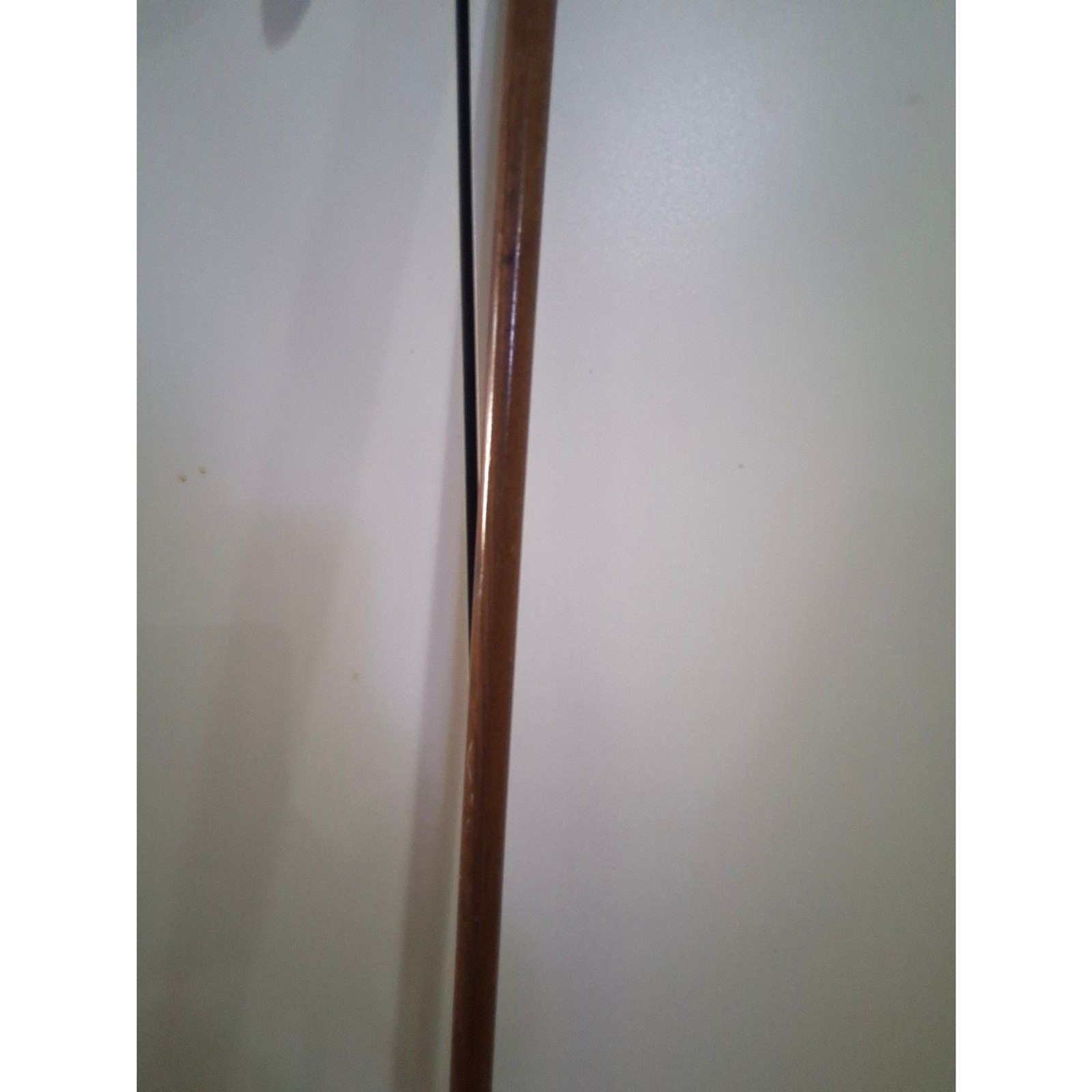 36″ Vintage Birch Wood Classic Crook Handle Rubber Tip Wooden Walking Stick Cane