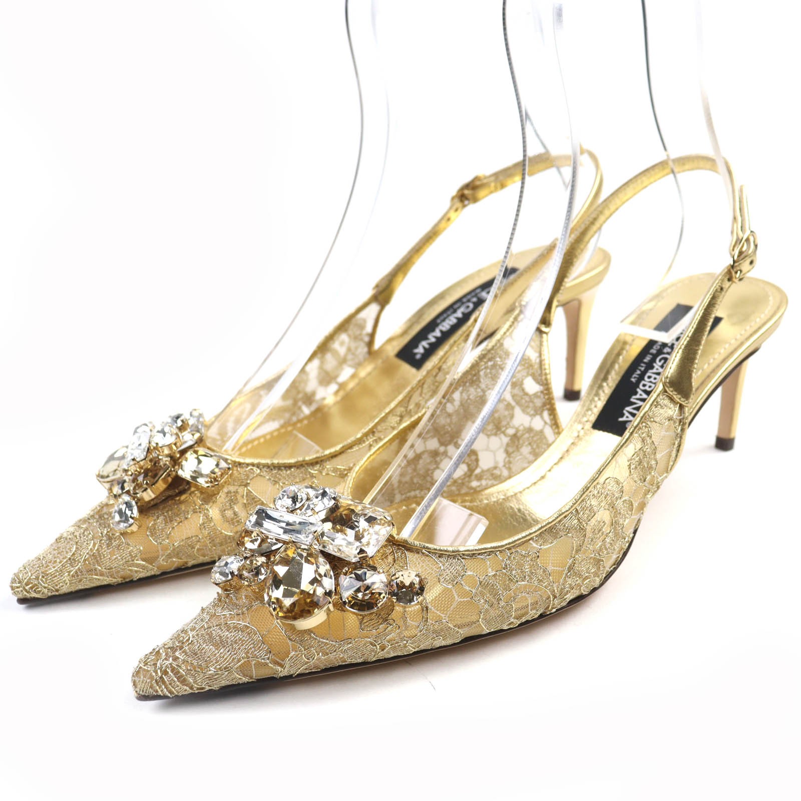 Dolce&Gabbana Rainbow Lurex Lace Pumps – DUTY FREE