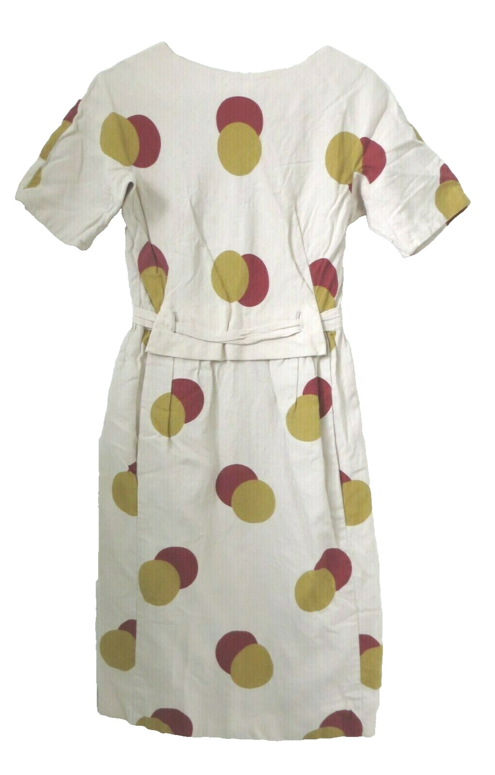 VTG 60s 70s Sheath Dress Secretary Rockabilly MCM Sz XS S