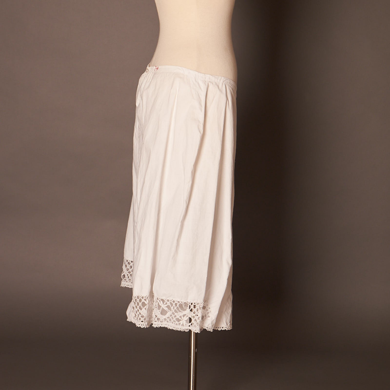 Victorian Split Back White Light Breezy Bloomers Shorts
