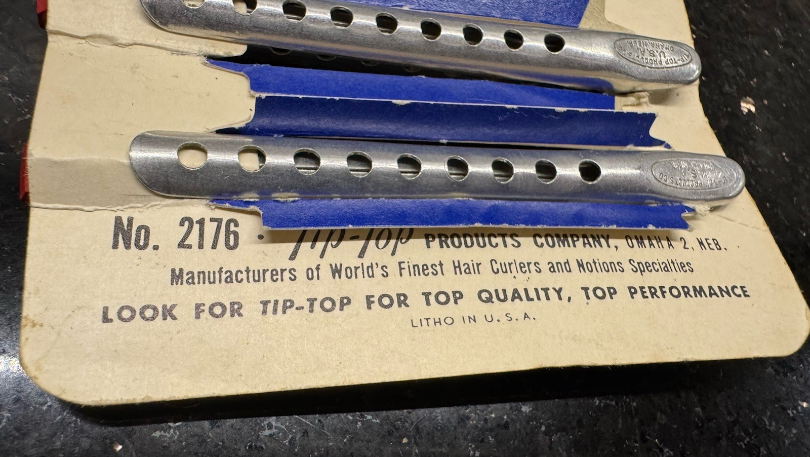 Vtg Hair Pins & Curlers Lot TIP TOP WELLMADE SCOLDY LOX + – Some Pieces NOS
